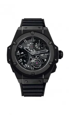 Hublot King Power Tourbillon GMT Skeleton Dial Ceramic Automatic Men's Watch 706.CI.1110.RX