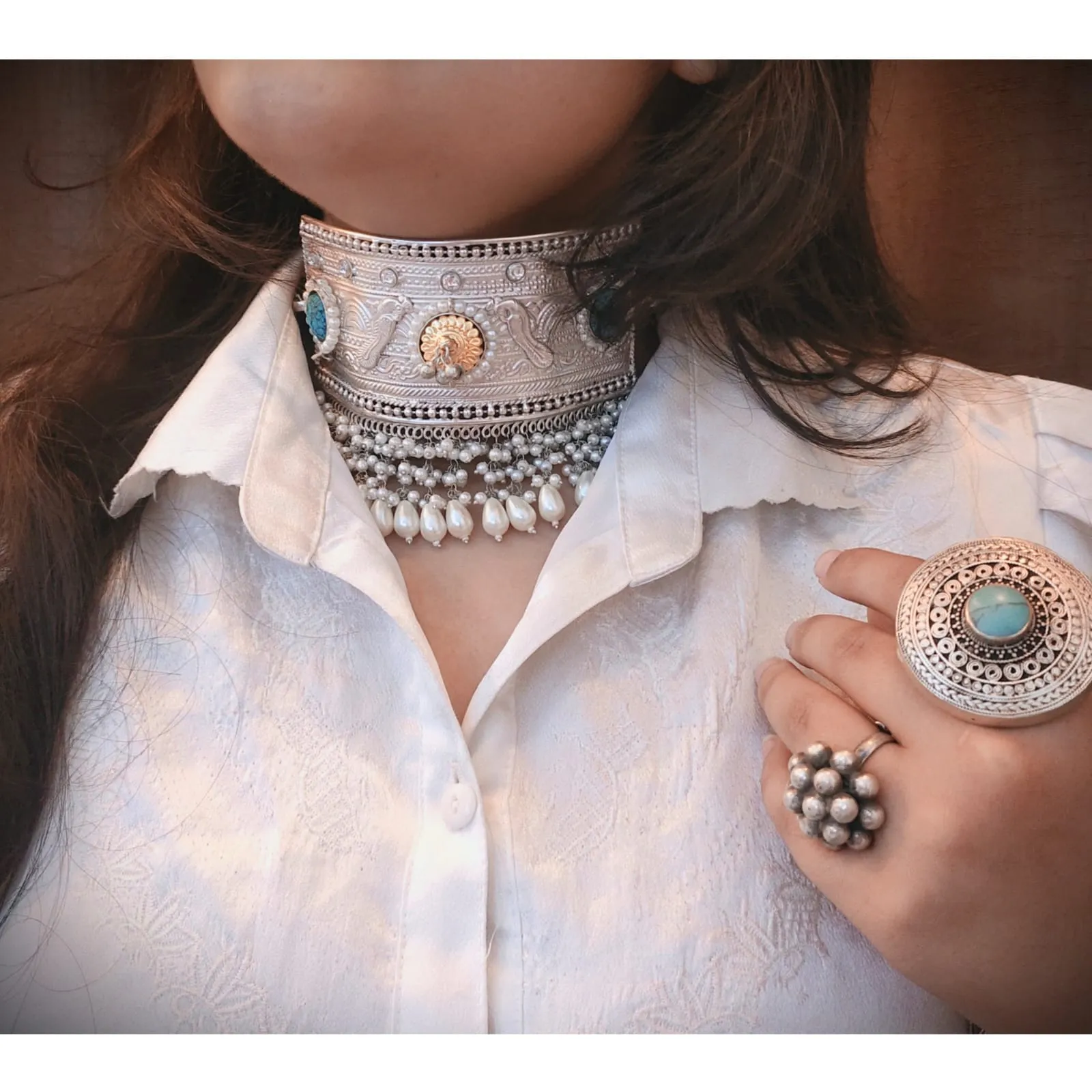 Jumbo tribal choker set