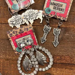 Junkyard Cowgirl Earrings