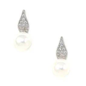 Kristin Perry Pearl Petal Stud Earrings