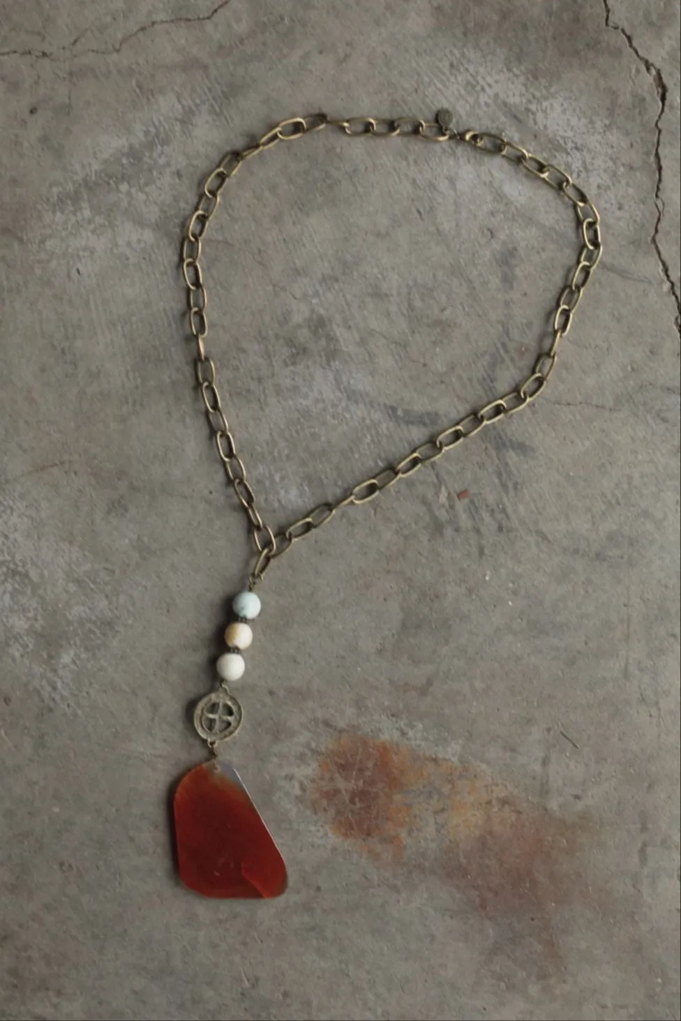 Lila Necklace - Red Multi