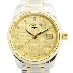 Longines Master Collection Automatic Diamond Ladies Watch L2.257.5.38.7