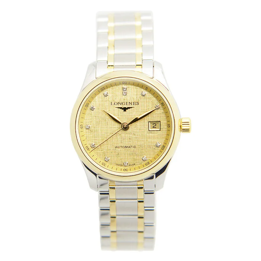 Longines Master Collection Automatic Diamond Ladies Watch L2.257.5.38.7