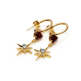 Love Star Earrings - Gold Plated