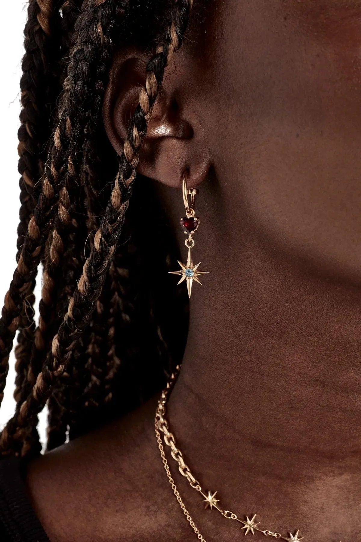 Love Star Earrings - Gold Plated