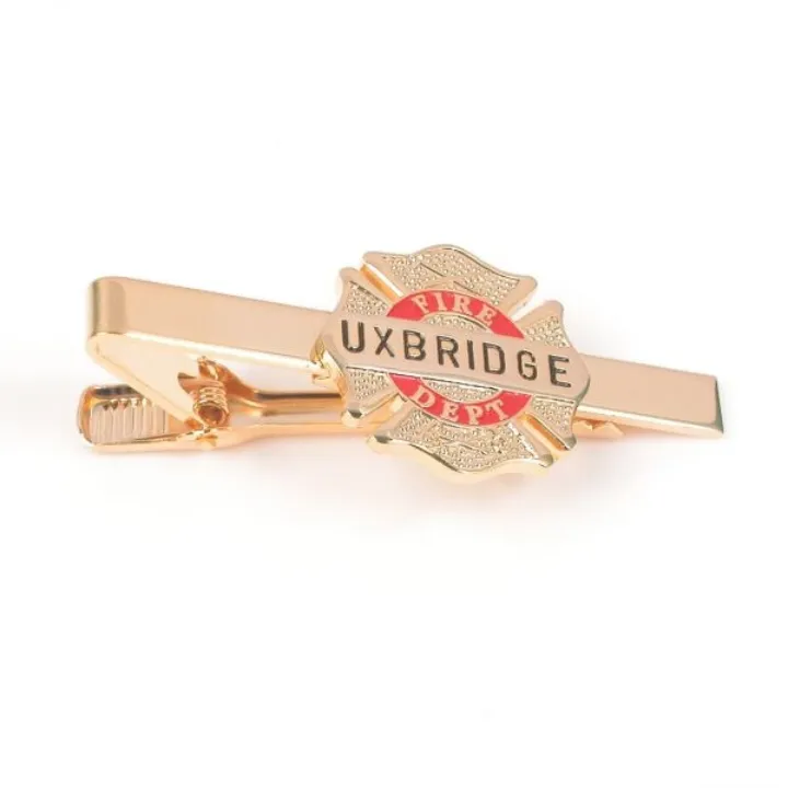 Maltese Dept. Cross Gold Tie Bar