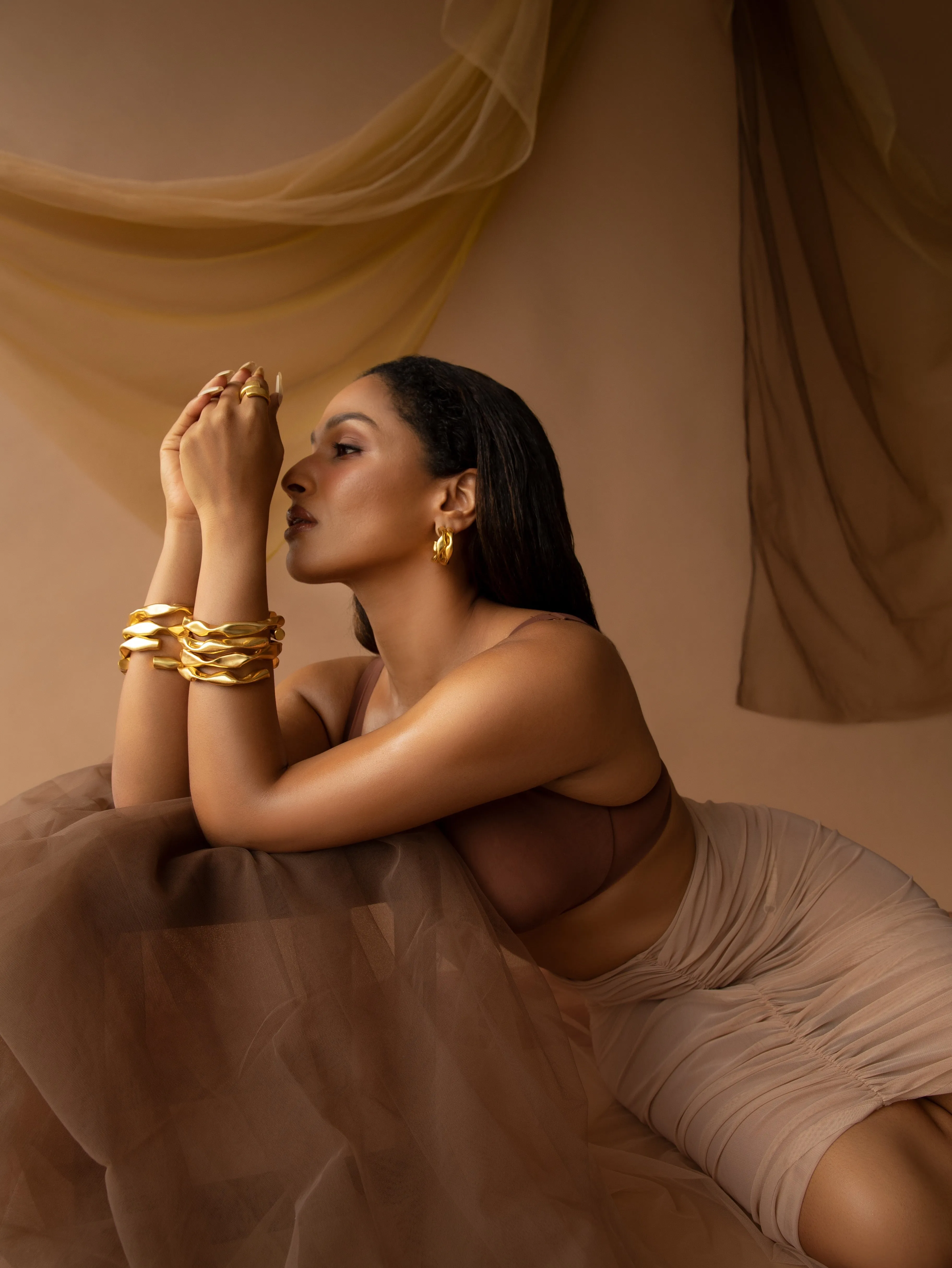 Masaba Gupta in Crater Chunky Bangle