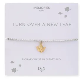 Memories Bracelet - Turn Over A New Leaf