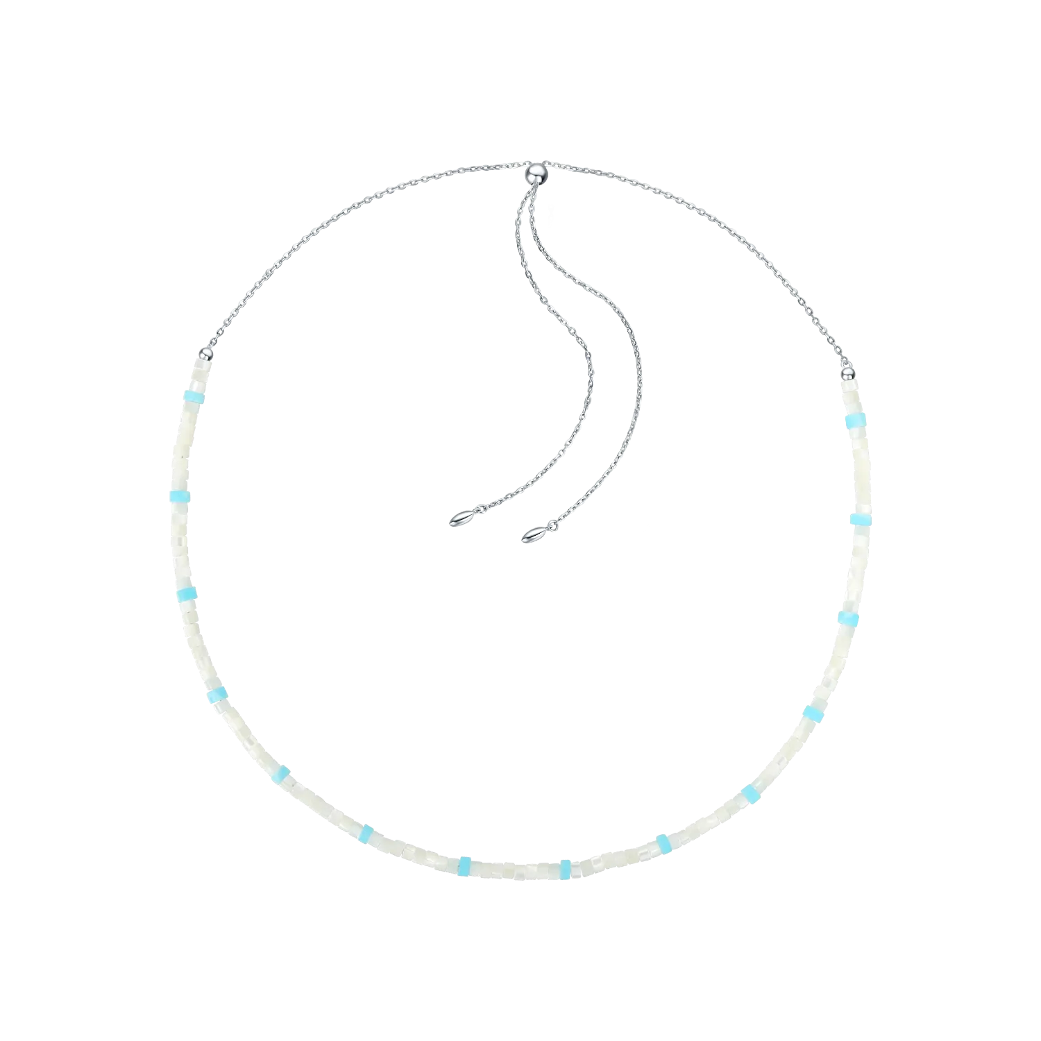 Moon Lake Beaded Necklace