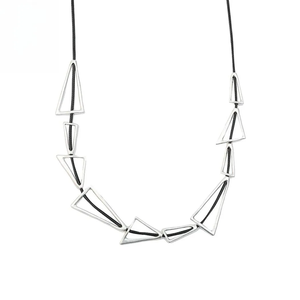 New in Vintage Alloy Necklace Jewelry for Women Geometric Gothic Long Collare Chains