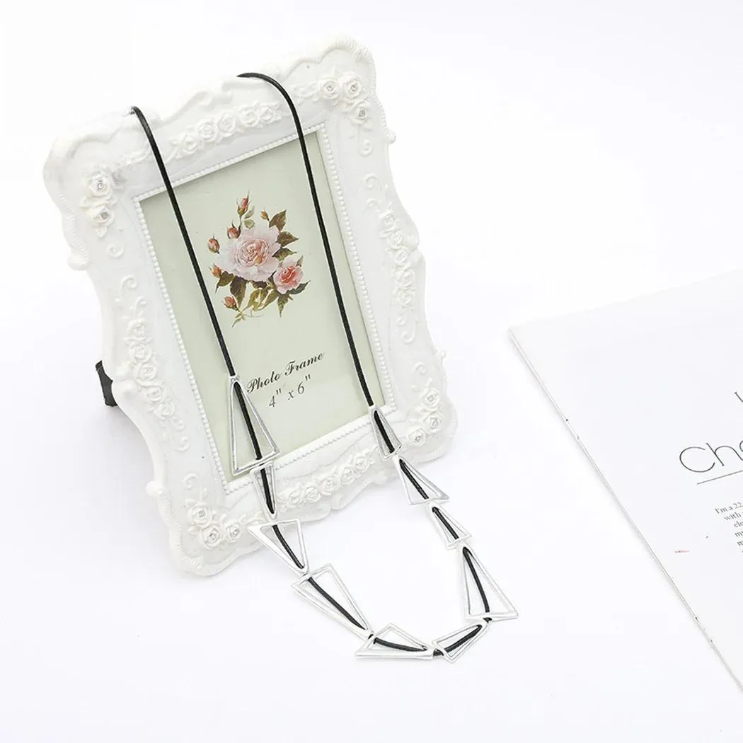 New in Vintage Alloy Necklace Jewelry for Women Geometric Gothic Long Collare Chains