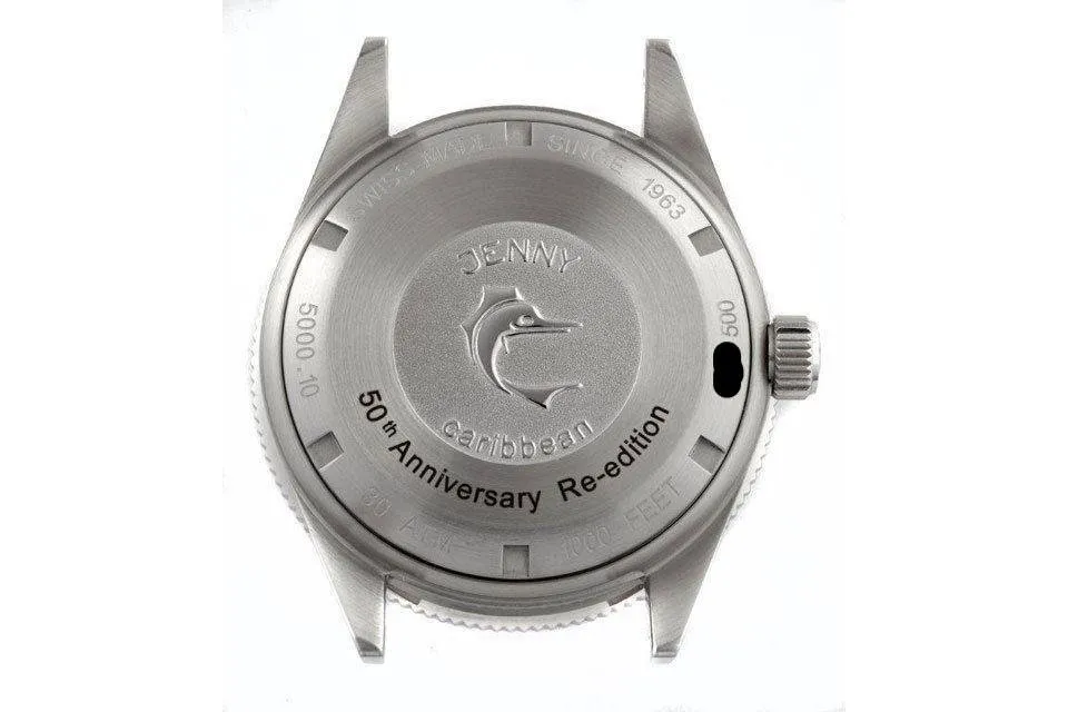 New Jenny Caribbean 300 Silver Dive Diving Watch by DOXA Limited Edition