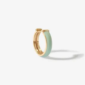 Oakes mint enamel ear cuff
