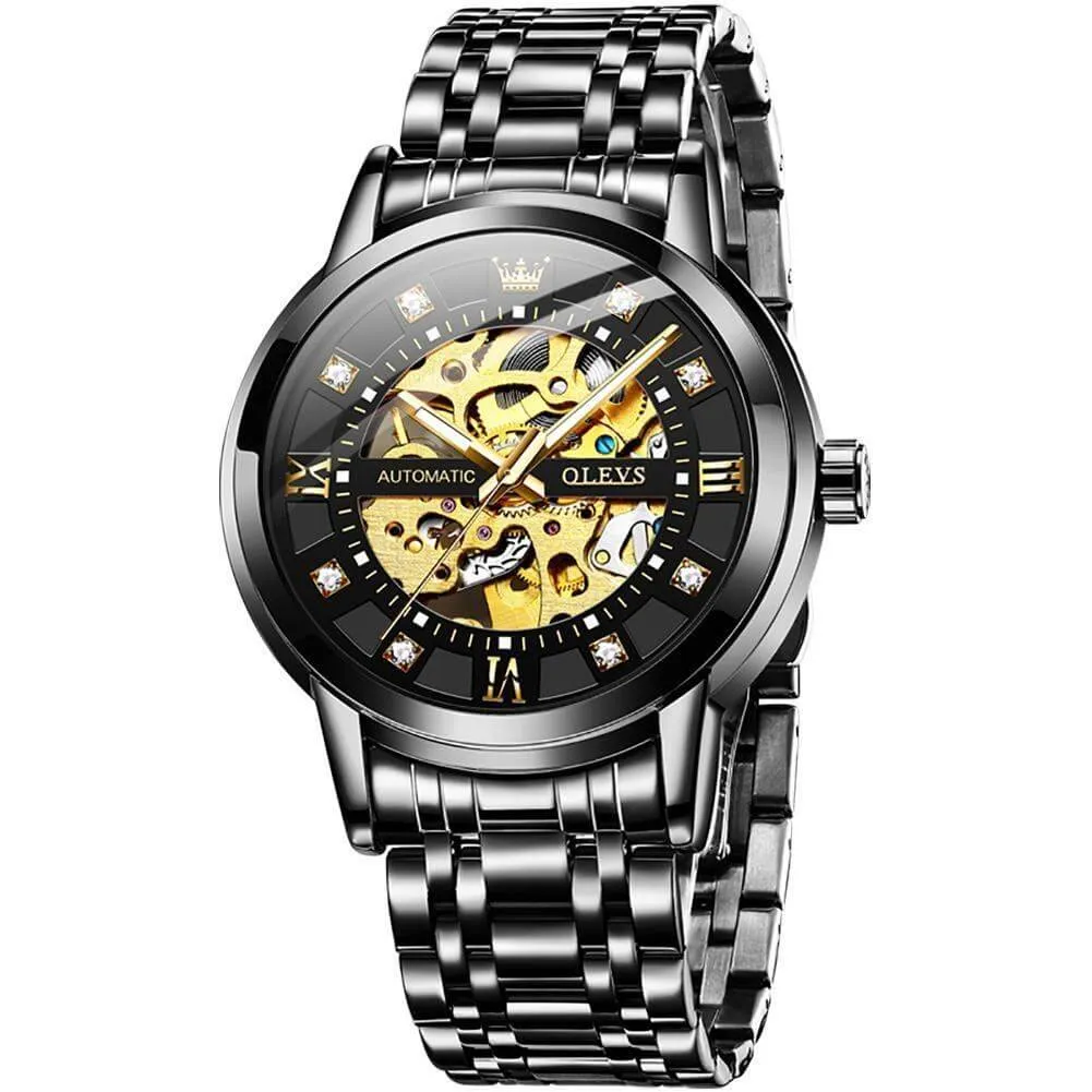 Olevs Newest Model Automatic Mechanical Luxury Wristwatch Men