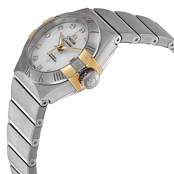 Omega Constellation Co-Axial Mother of Pearl Ladies Watch 12320272055005 123.20.27.20.55.005