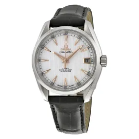 Omega Seamaster Aqua Terra Automatic Silver Dial Brown Leather Men's Watch 23113392102002 231.13.39.21.02.002