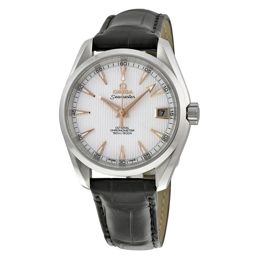 Omega Seamaster Aqua Terra Automatic Silver Dial Brown Leather Men's Watch 23113392102002 231.13.39.21.02.002