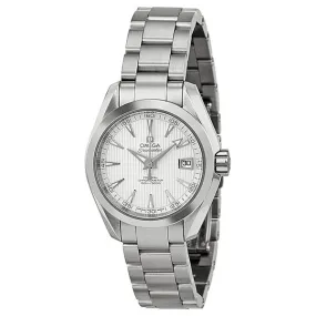 Omega Seamaster Aqua Terra Teak-opaline Silver Dial Ladies Watch 231.10.30.20.02.001