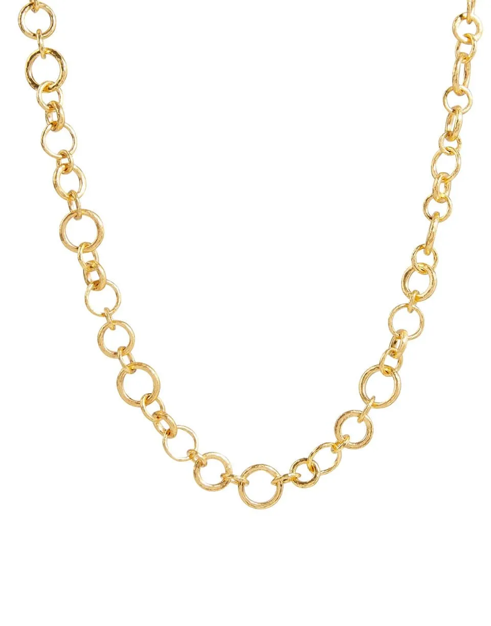 Open Link Gold Necklace