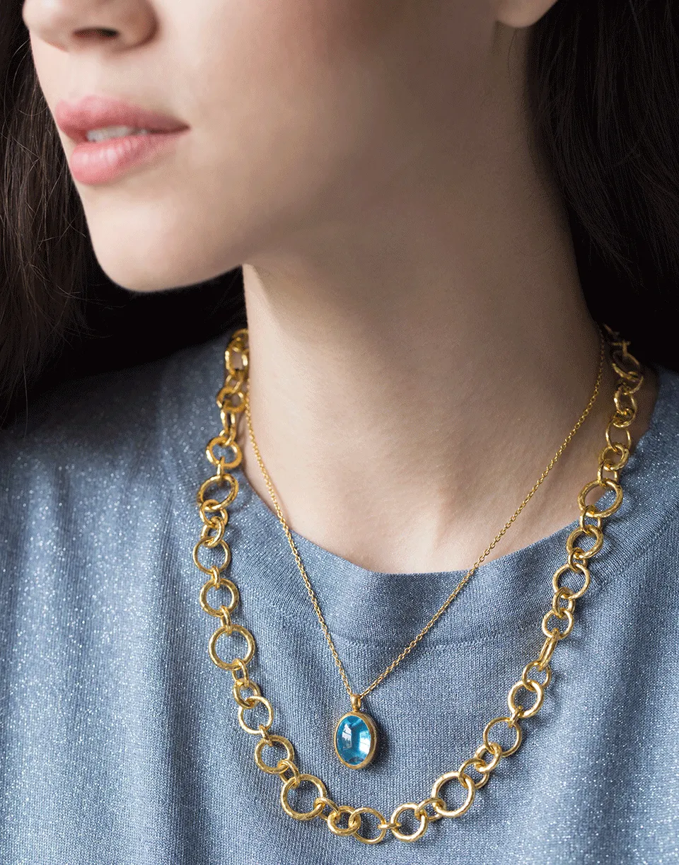 Open Link Gold Necklace