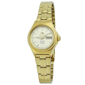 Orient Tri Star Automatic Champagne Dial Ladies Watch FNQ1S002C9
