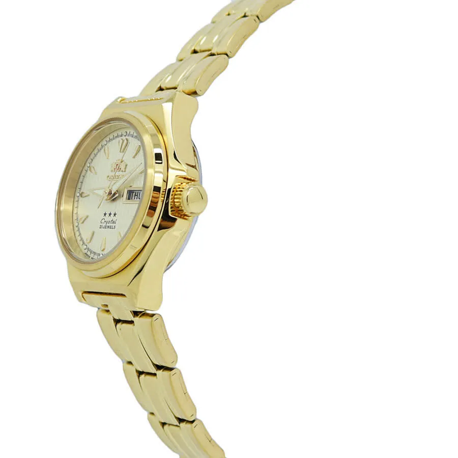 Orient Tri Star Automatic Champagne Dial Ladies Watch FNQ1S002C9