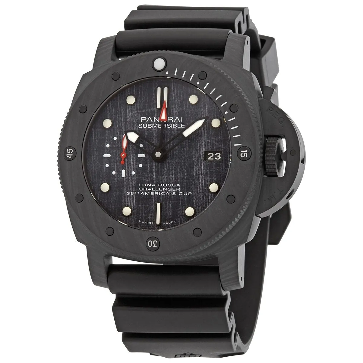 Panerai Submersile Carbotech Luna Rossa Automatic Men's Watch PAM01039