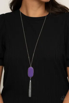 Paparazzi Got A Good Thing GLOWING Necklace Purple