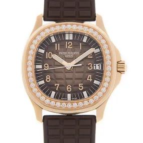 Patek Philippe Aquanaut Luce Automatic Diamond Grey Dial Ladies Watch 5068R