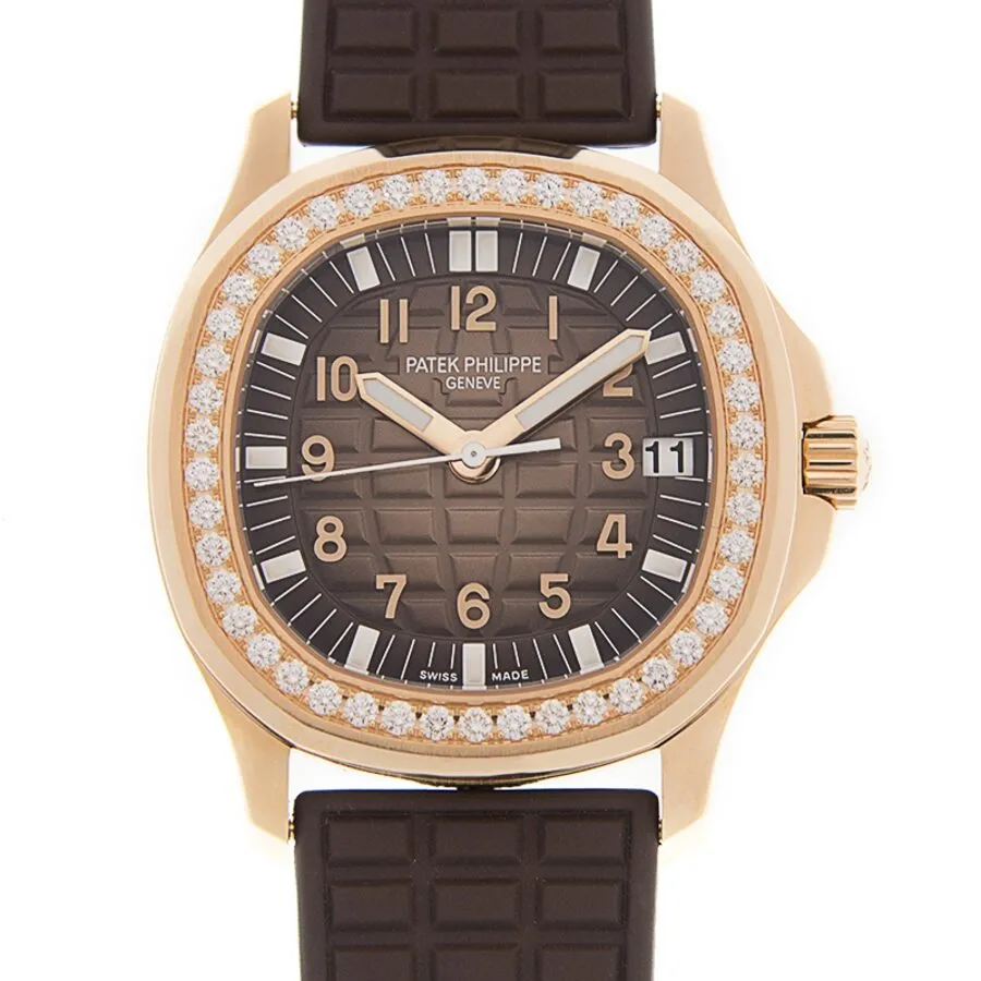 Patek Philippe Aquanaut Luce Automatic Diamond Grey Dial Ladies Watch 5068R