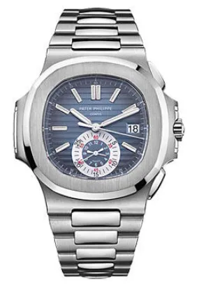 Patek Philippe Nautilus Blue Dial Stainless Steel Men's Watch 5980/1A-001