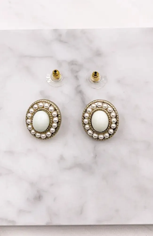 PEARL BEAD EARRINGS