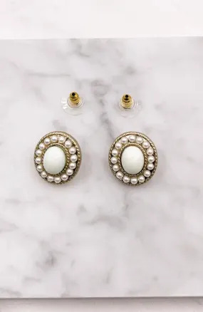 PEARL BEAD EARRINGS