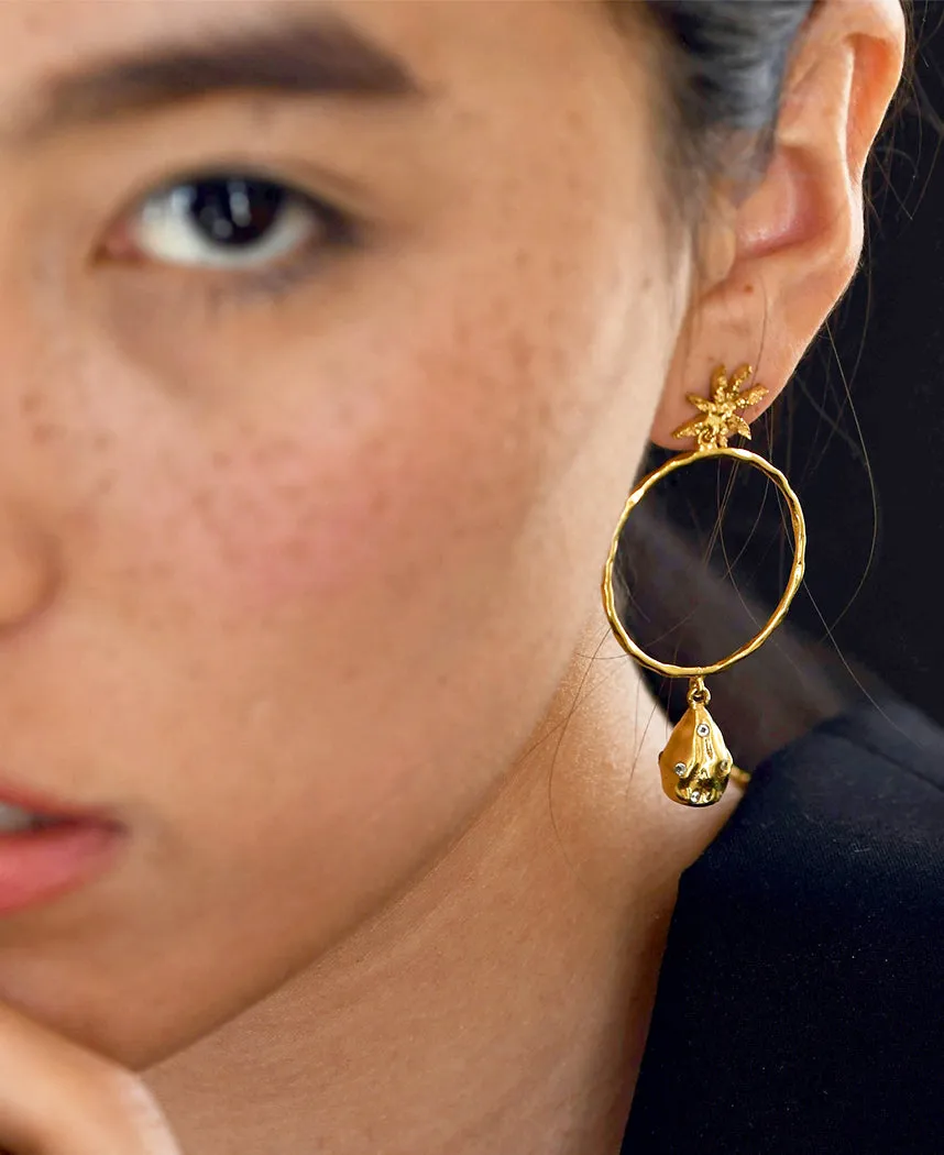 Pearl Cinnamon Earrings