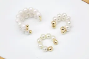 Pearl Ear Cuffs (L170)(K245-245A)