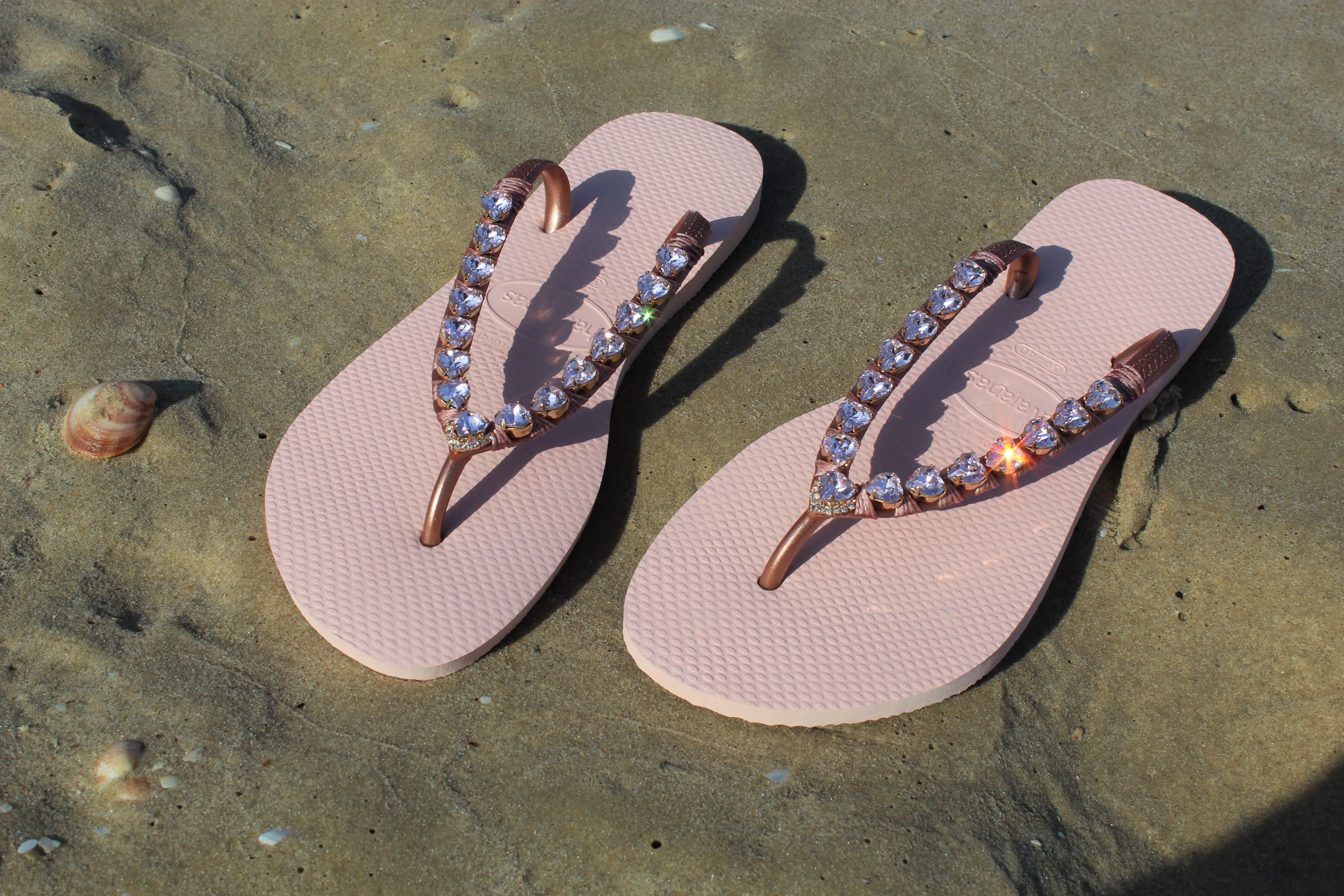 Queen of Hearts Flip Flops