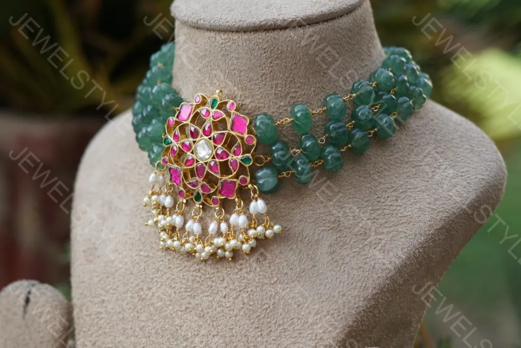Real fluorites Choker(4-813)(R)