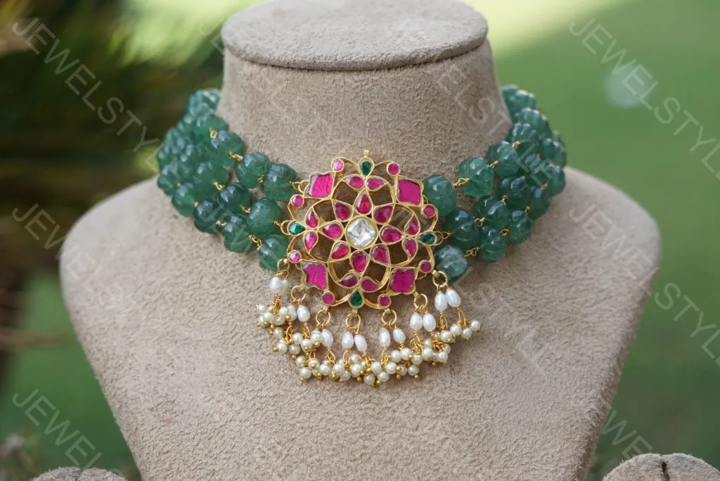 Real fluorites Choker(4-813)(R)