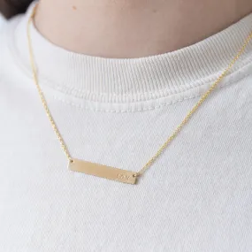 Rectangle Bar Necklace or Bracelet