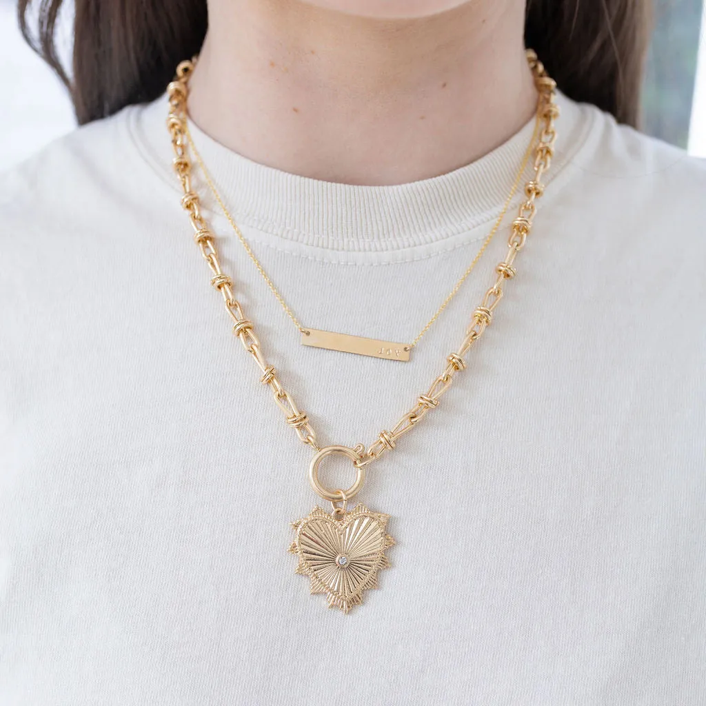 Rectangle Bar Necklace or Bracelet