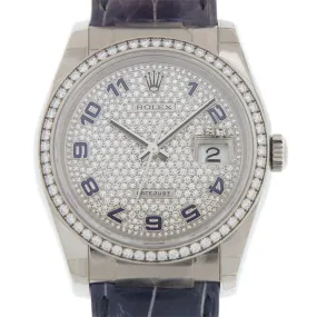 Rolex Datejust Automatic Chronometer Diamond Ladies Watch 116189PAVEL