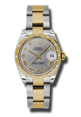 Rolex Datejust Lady 31 Grey Dial Stainless Steel and 18K Yellow Gold Oyster Bracelet Automatic Watch 178343GRO