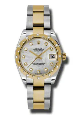 Rolex Datejust Lady 31 Mother of Pearl Dial Stainless Steel and 18K Yellow Gold Oyster Bracelet Automatic Watch 178343MDO