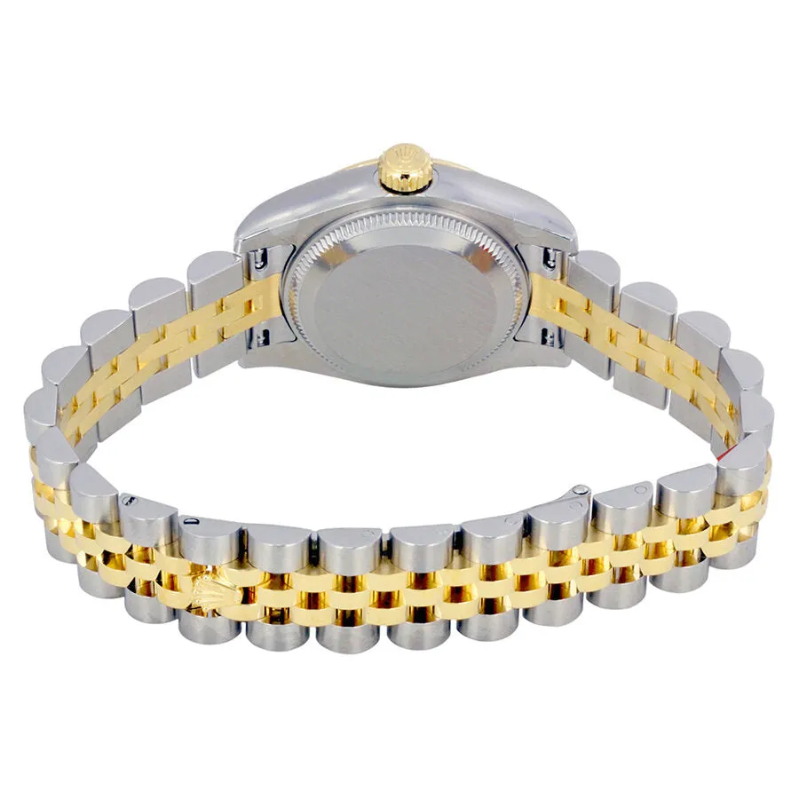 Rolex Lady Datejust 26 Silver With 10 Diamonds Dial Stainless Steel and 18K Yellow Gold Jubilee Bracelet Automatic Watch 179173SDJ