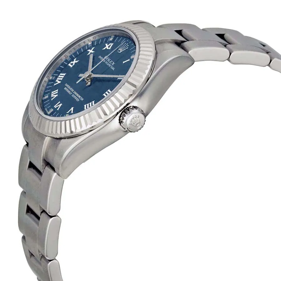 Rolex Oyster Perpetual 31 mm Blue Dial Stainless Steel Bracelet Automatic Ladies Watch 177234BLRO