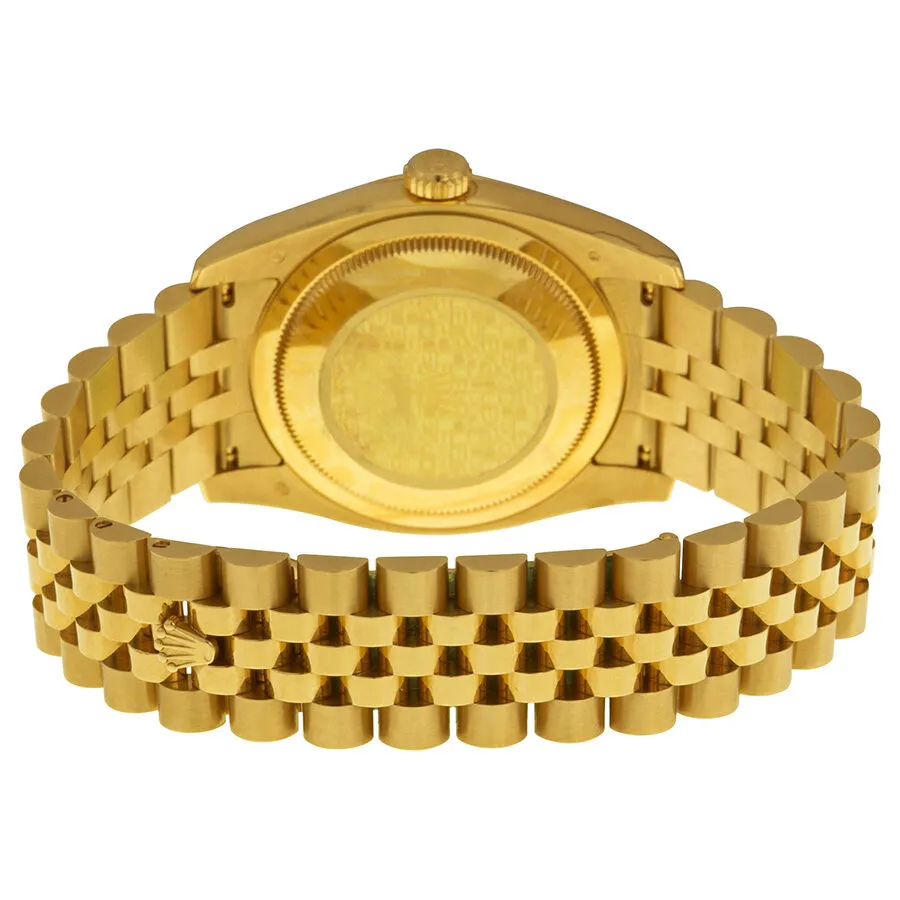 Rolex Oyster Perpetual Datejust 36 Champagne Dial 18K Yellow Gold Automatic Men's Watch 116238CSJ