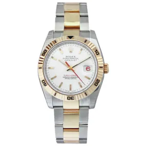 Rolex Oyster Perpetual Datejust 36 Silver Dial Stainless Steel and 18K Rose Gold Bracelet Automatic Men's Watch 116261WSO