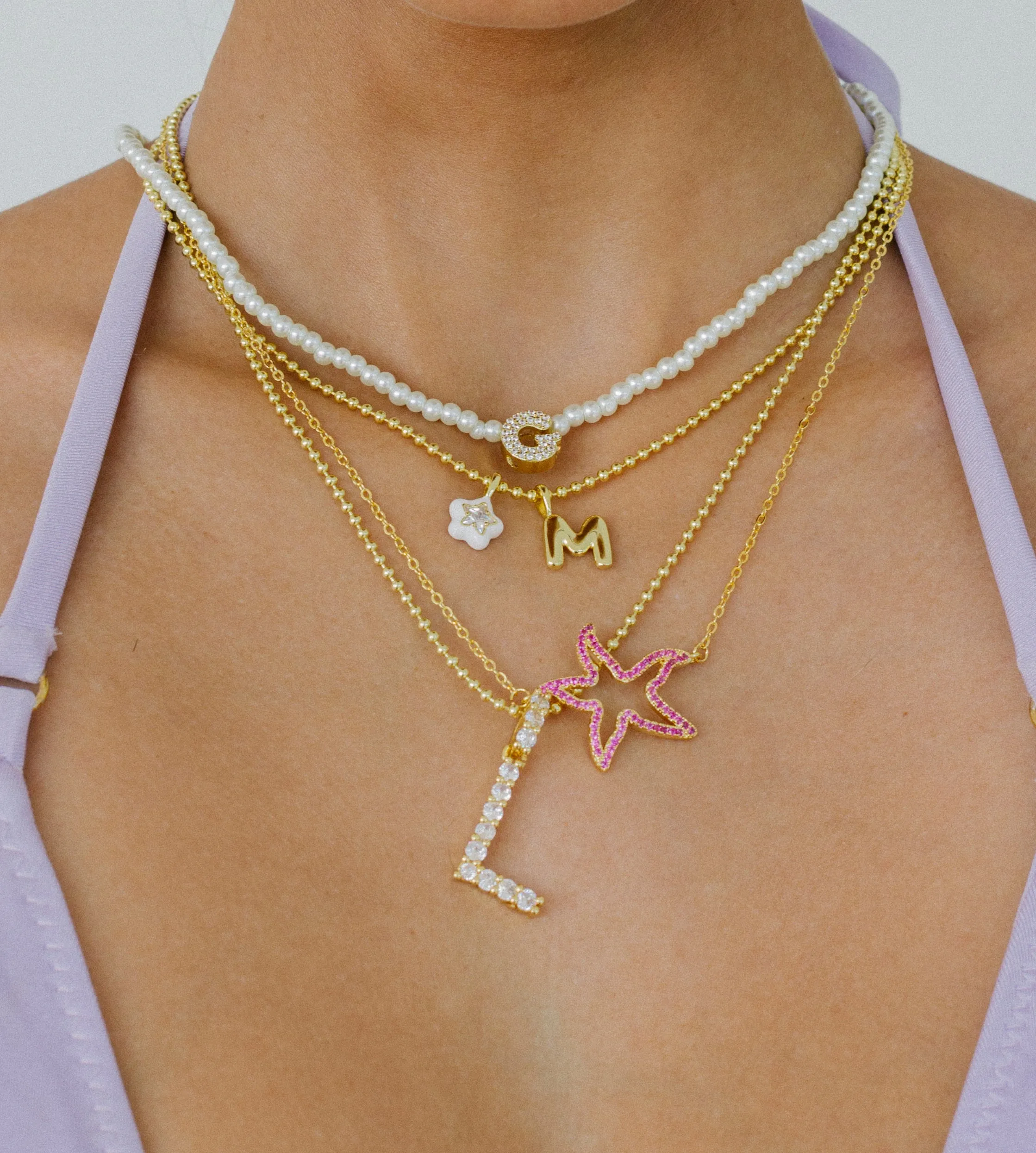 SEA STAR BLING NECKLACE