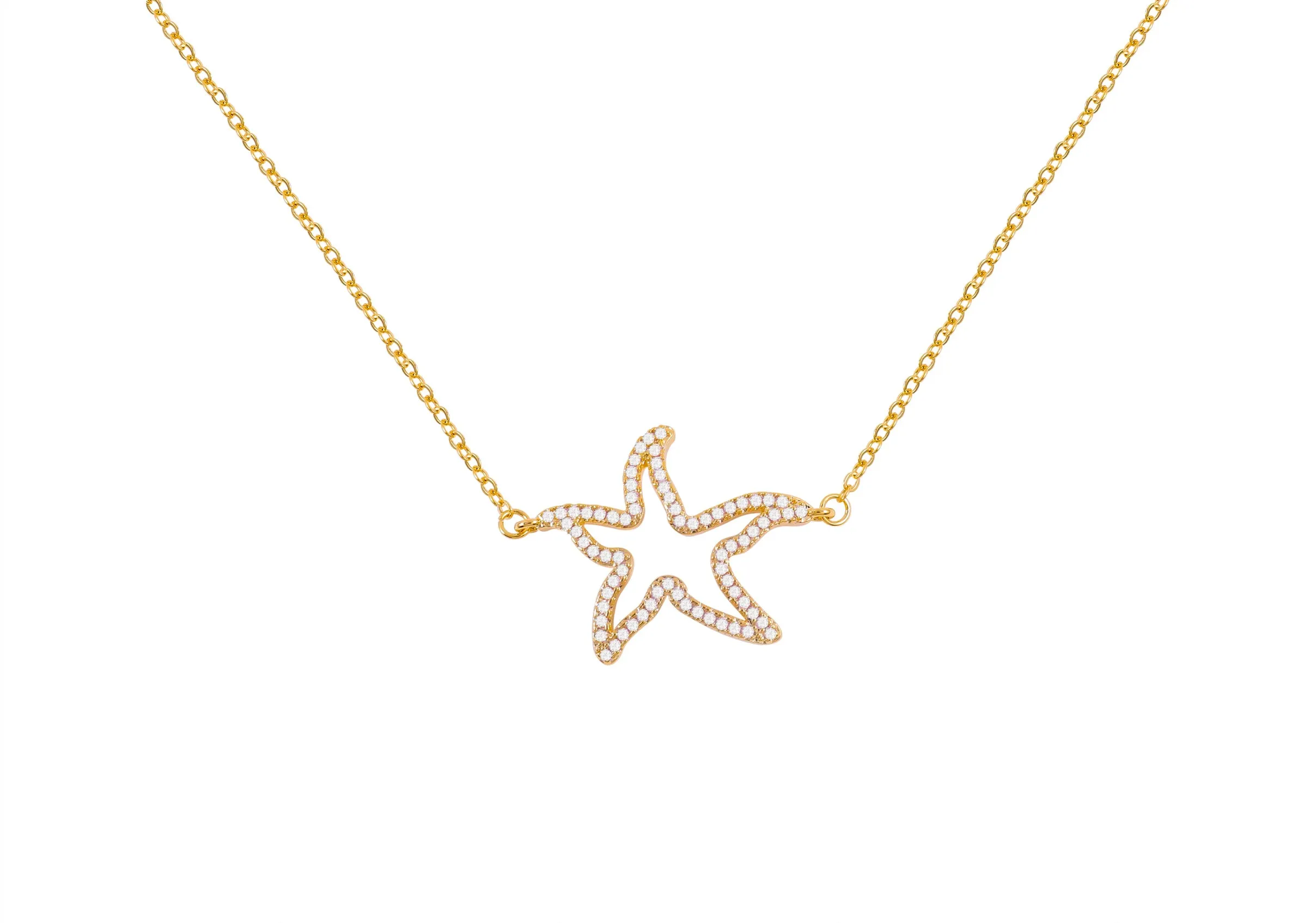 SEA STAR BLING NECKLACE