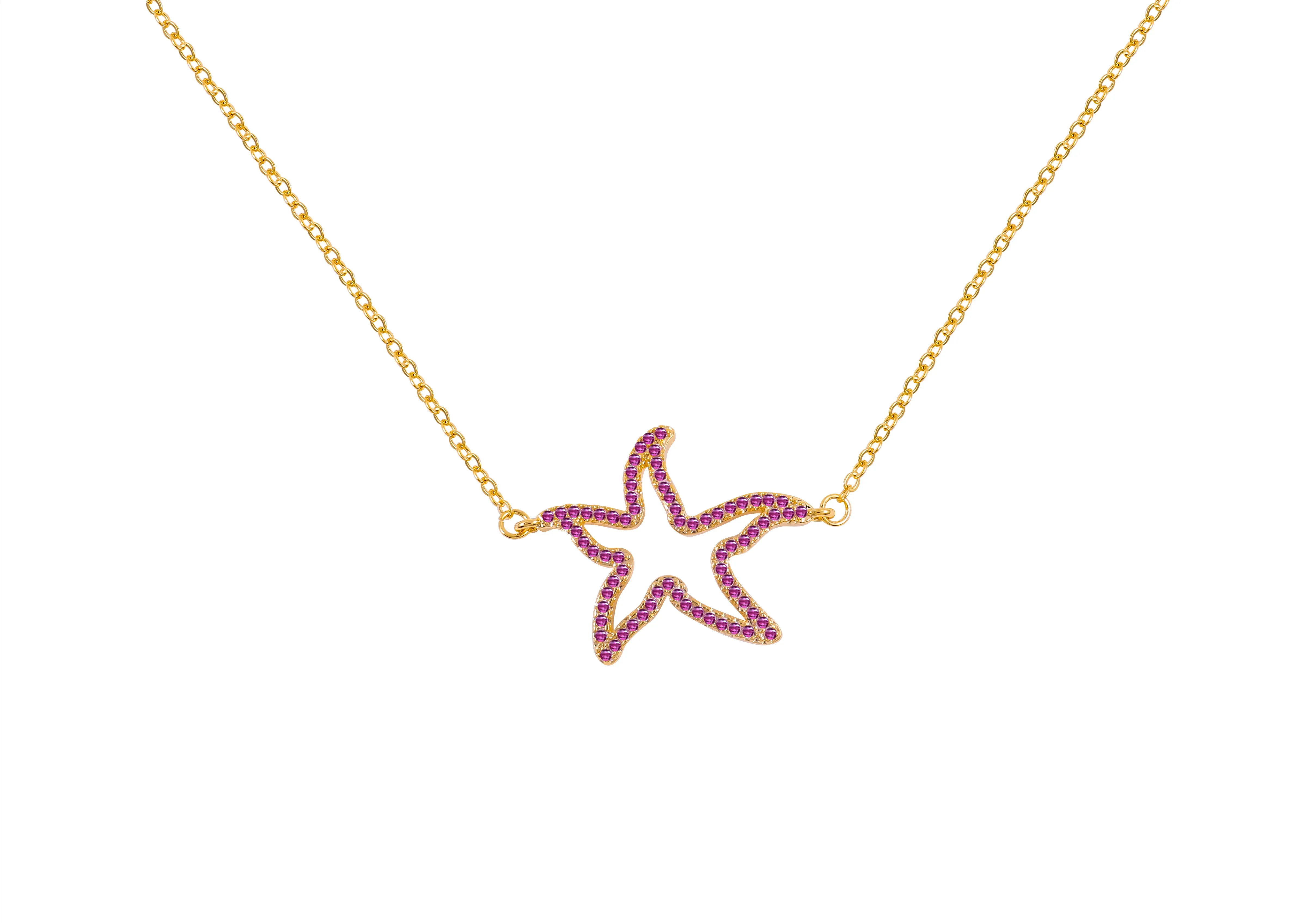 SEA STAR BLING NECKLACE